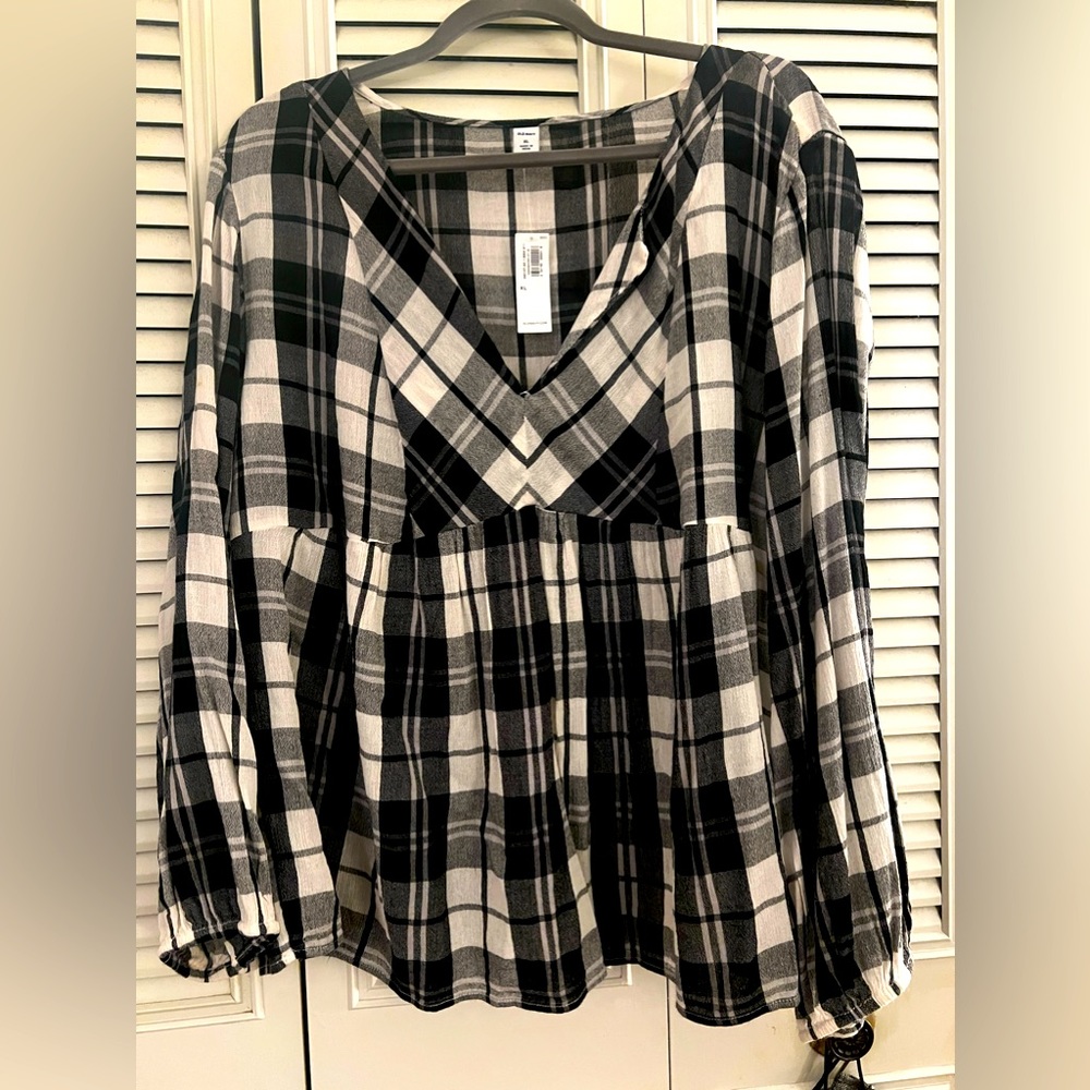 Buffalo Check Babydoll Shirt